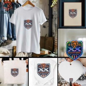 Gray Chicago Bears Super Bowl XX Champions 40th Anniversary Franklin T Shirt