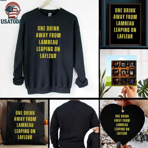 Green Bay Packers one drink away from Lambeau leaping on Lafleur shirt
