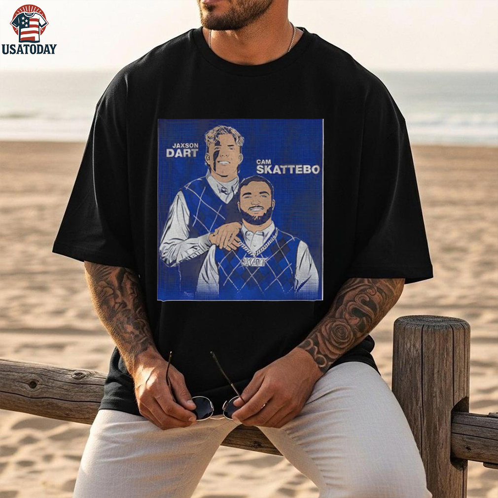Jaxson Dart and Cam Skattebo New York Giants MLB Baseball Family Portrait Step Brother shirt Jaxson Dart and Cam Skattebo New York Giants MLB Baseball Family Portrait Step Brother shirt