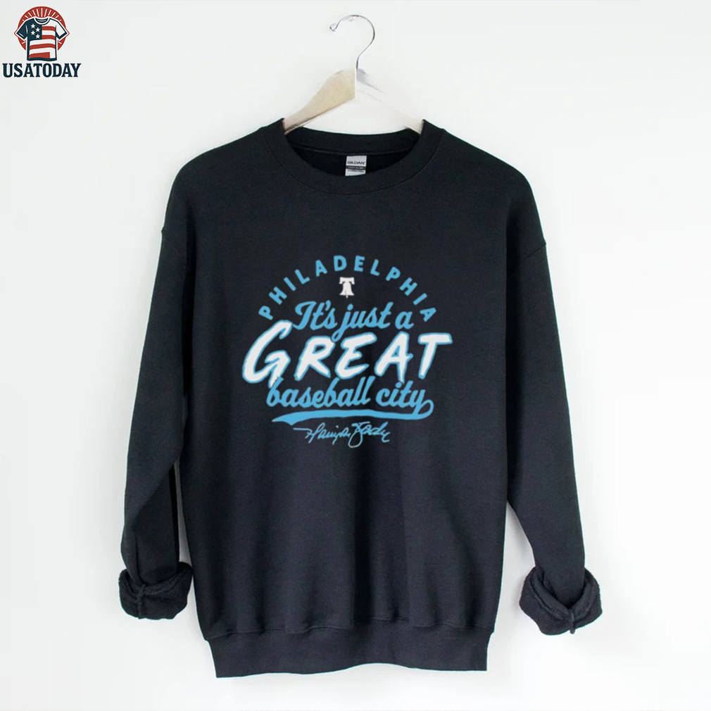 Harrison Bader Philadelphia Phillies it’s just a great baseball city signature shirt Harrison Bader Philadelphia Phillies it’s just a great baseball city signature shirt