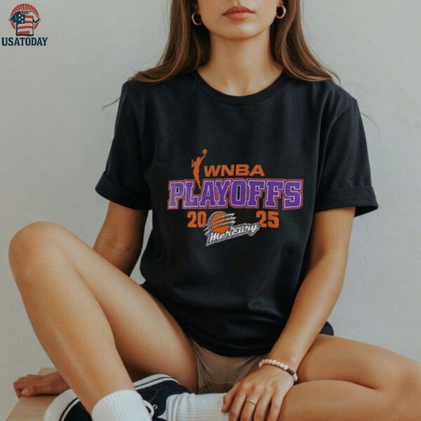 Phoenix Mercury Basketball WNBA Playoffs 2025 logo shirt