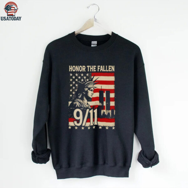 Honor The Fallen September 11 American Flag Shirt