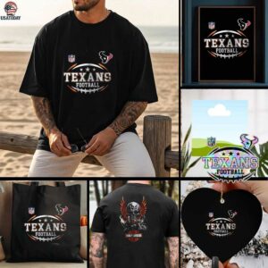 Houston Texans NFL Harley Davidson motorcycle graphic shirt
