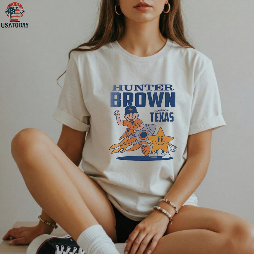Houston Texas Hunter Brown summer cartoon shirt Houston Texas Hunter Brown summer cartoon shirt
