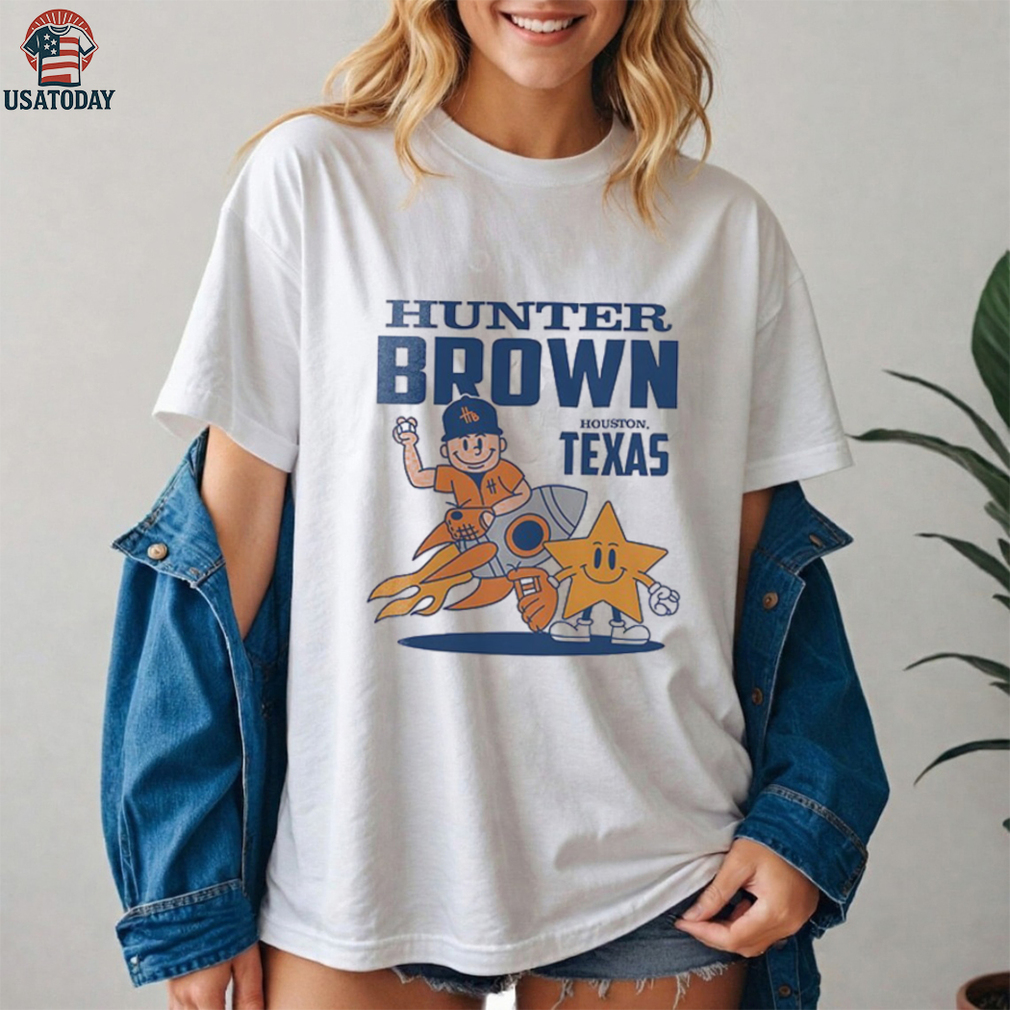 Houston Texas Hunter Brown summer cartoon shirt Houston Texas Hunter Brown summer cartoon shirt