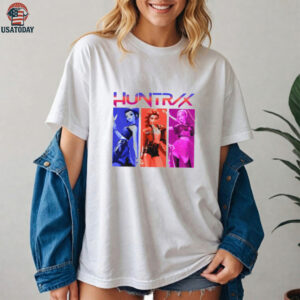 Huntrix Idol Merch Korean Super hero Demon Hunters shirt