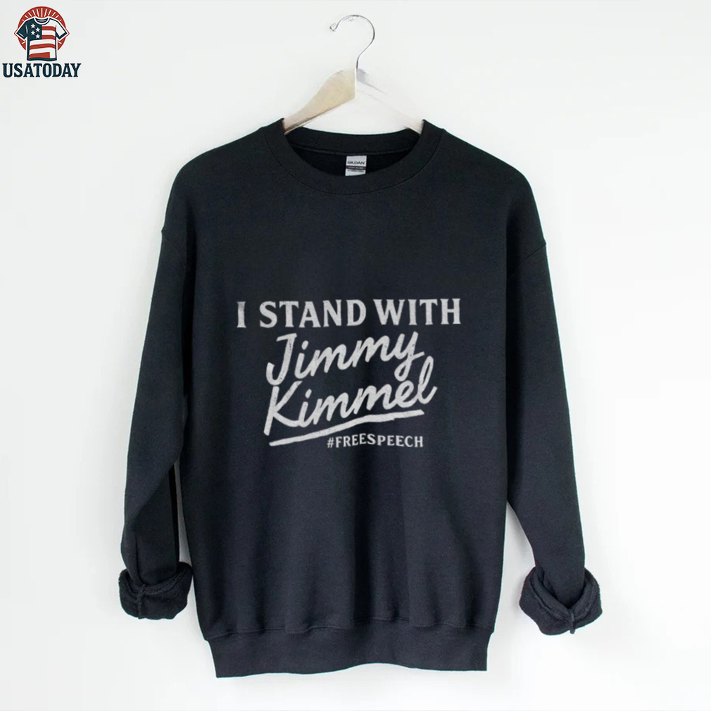 I Stand with Jimmy Kimmel Free Speech Late Night TV supporter shirt I Stand with Jimmy Kimmel Free Speech Late Night TV supporter shirt