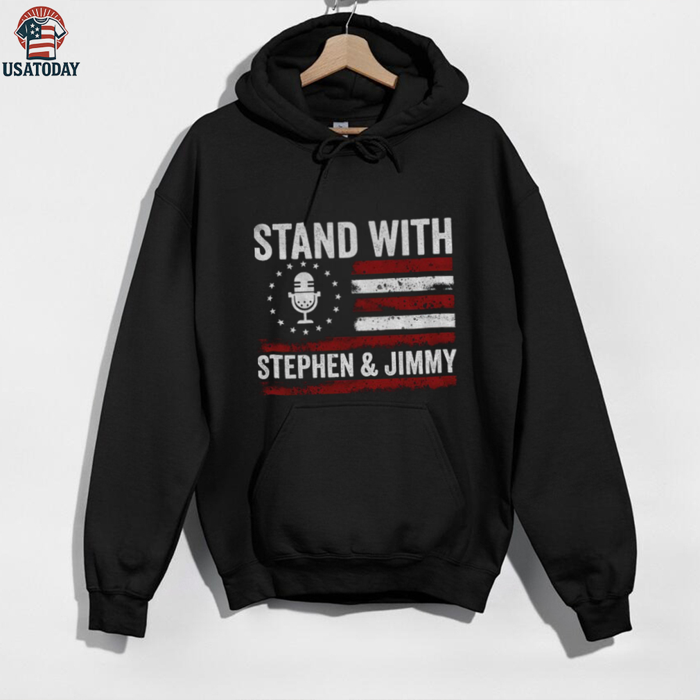 I stand with Stephen Colbert and Jimmy Kimmel Free Speech 2028 American flag shirt I stand with Stephen Colbert and Jimmy Kimmel Free Speech 2028 American flag shirt