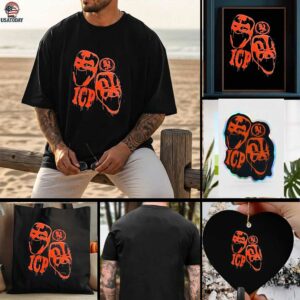 ICP Orange Faces Girly Shirt