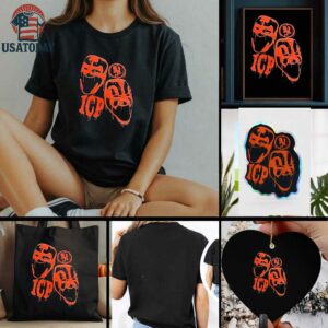 ICP Orange Faces Girly Shirt