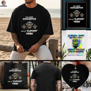 Im chief kickabitch native Baby Yoda from the slapahoe funny tribe t shirt