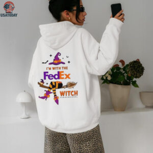 I’m with the FedEx witch she has me under her spell Halloween shirt