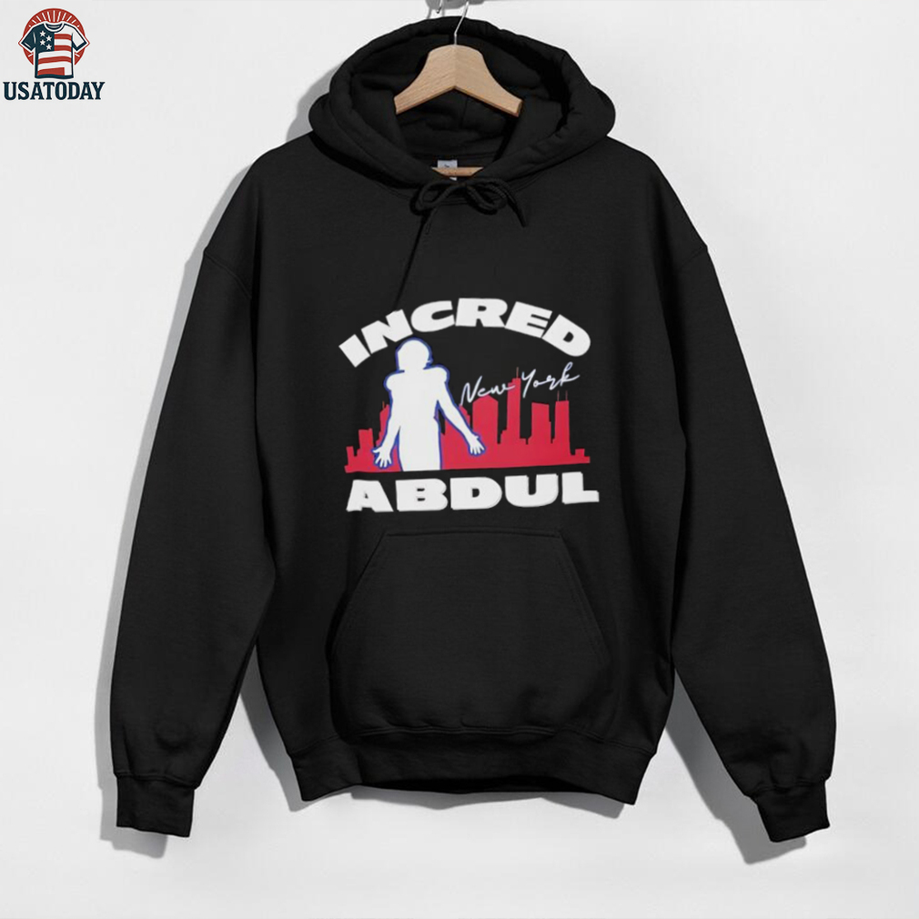 Incred Abdul New York Giants football player skyline logo shirt Incred Abdul New York Giants football player skyline logo shirt