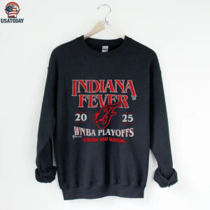 Indiana Fever 2025 WNBA Playoffs now you know shirt