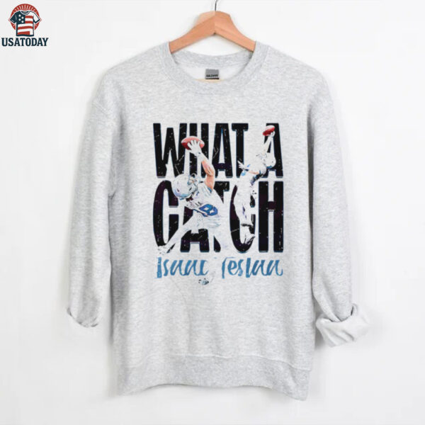 Isaac Teslaa Detroit Lions Catch Football Shirt