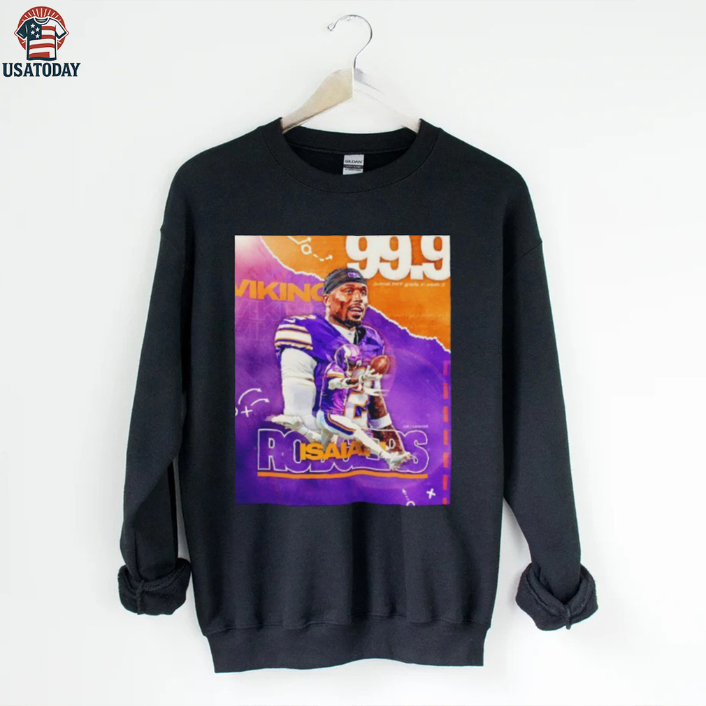 Isaiah Rodgers Minnesota Vikings 99.9 overall PFF grade in week 3 graphic shirt Isaiah Rodgers Minnesota Vikings 99.9 overall PFF grade in week 3 graphic shirt