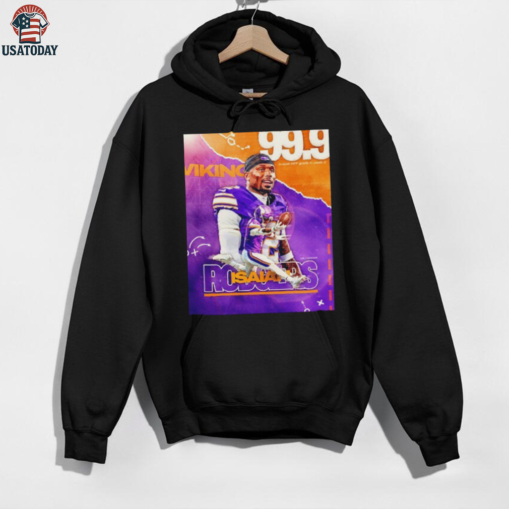 Isaiah Rodgers Minnesota Vikings 99.9 overall PFF grade in week 3 graphic shirt Isaiah Rodgers Minnesota Vikings 99.9 overall PFF grade in week 3 graphic shirt