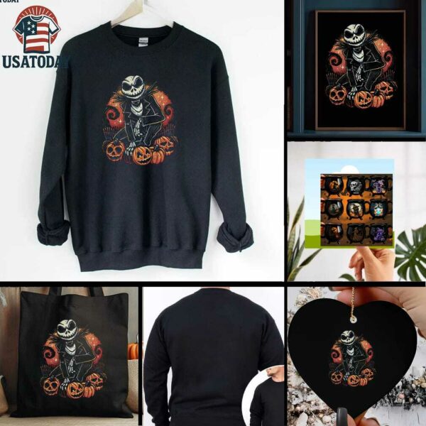 Jack Skellington from The Nightmare Before Christmas Night of the Pumpkin King Halloween shirt