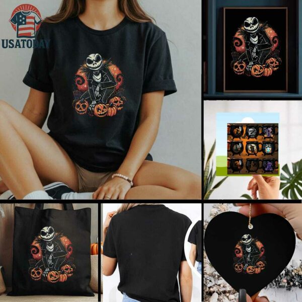Jack Skellington from The Nightmare Before Christmas Night of the Pumpkin King Halloween shirt