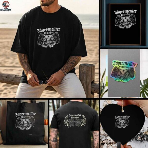 Jagermeister music tour logo dates shirt