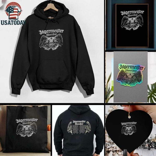 Jagermeister music tour logo dates shirt