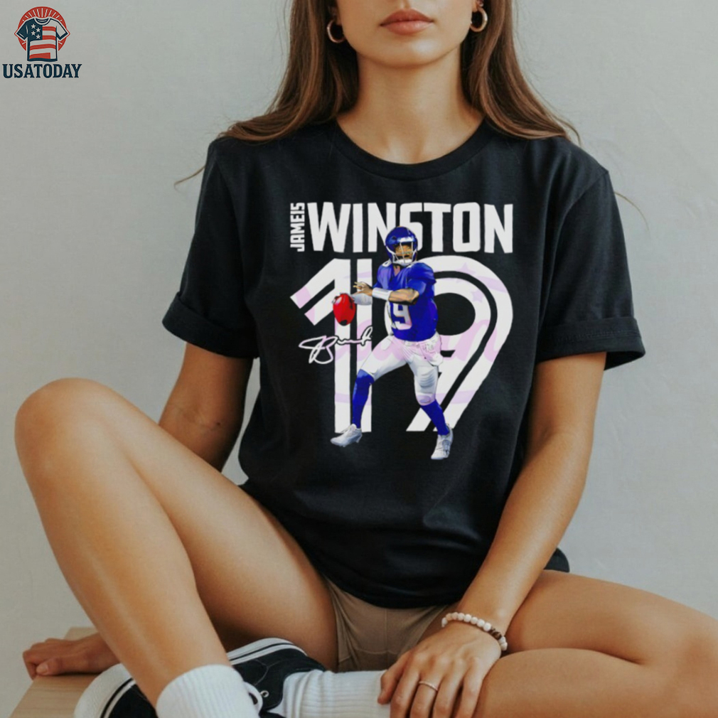 Jameis Winston New York Inline Signature Shirt Jameis Winston New York Inline Signature Shirt