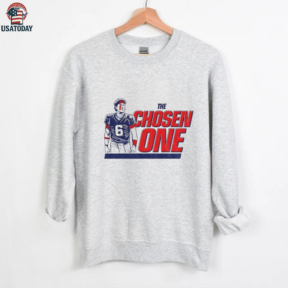 Jaxson Dart blood New York Giants NFL The Chosen One shirt Jaxson Dart blood New York Giants NFL The Chosen One shirt