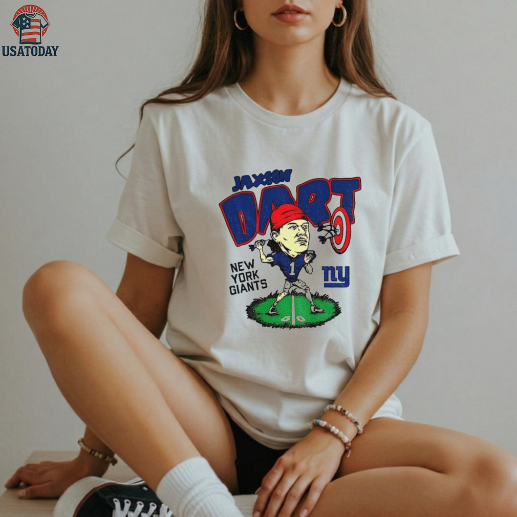 Jaxson Dart caricature New York Giants NFL Football shirt Jaxson Dart caricature New York Giants NFL Football shirt