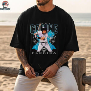 Jeff Conine swing signature Miami Marlins shirt