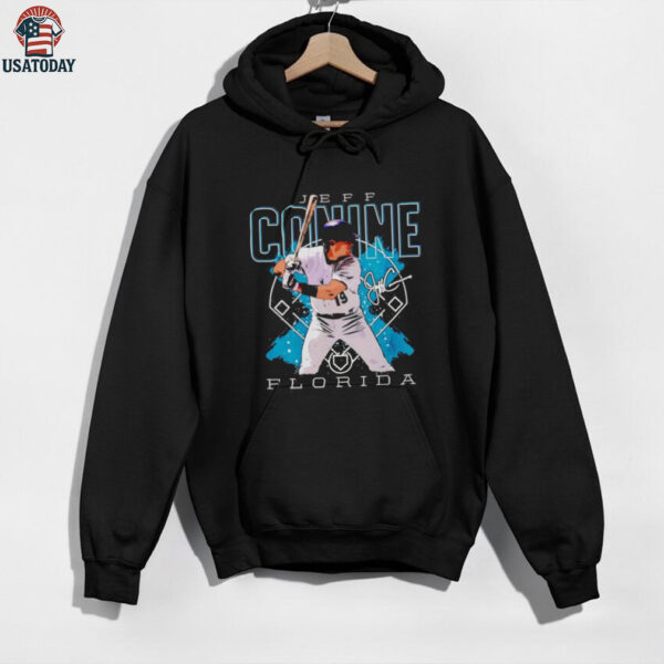 Jeff Conine swing signature Miami Marlins shirt