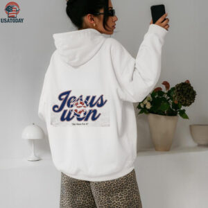 Jesus Won Chicago Cubs Baseball Be Here For It 2 sided shirt