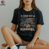 Jimmy Kimmel We the people I stand with Jimmy Kimmel American flag retro shirt