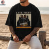 Jimmy Kimmel and Stephen Colbert late night defending the night shirt