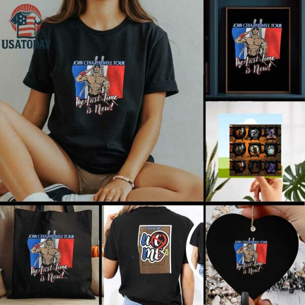 John Cena Farewell tour the last time is now Paris shirt