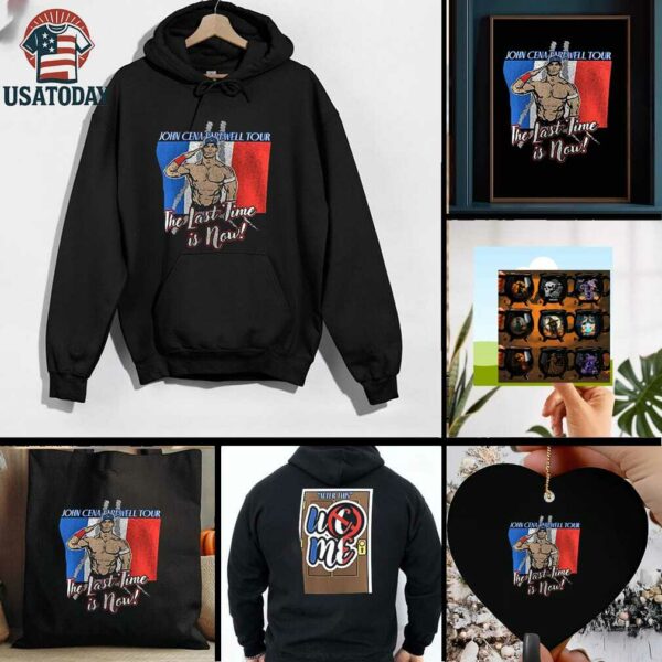 John Cena Farewell tour the last time is now Paris shirt