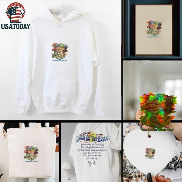 John Fogerty The Celebration tour Born on the Bayou signature shirt