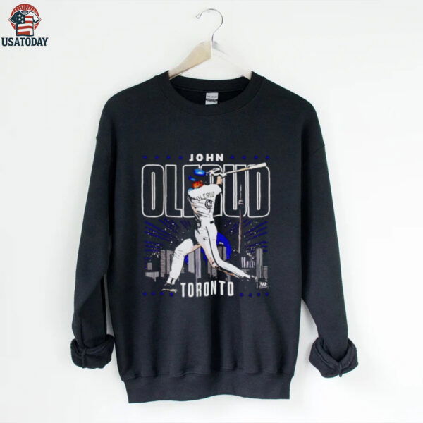 John Olerud Toronto skyline swing shirt