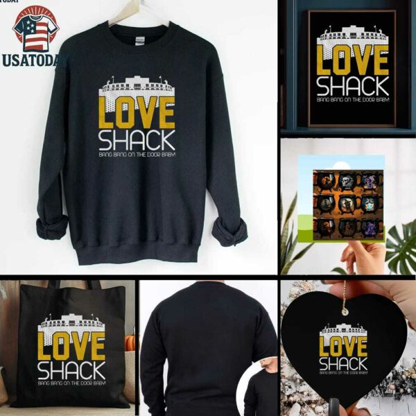Jordan Love Green Bay Packers Love Shack Lambeau Field bang bang on the door baby shirt