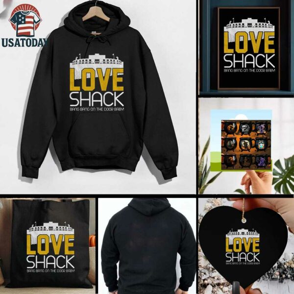 Jordan Love Green Bay Packers Love Shack Lambeau Field bang bang on the door baby shirt