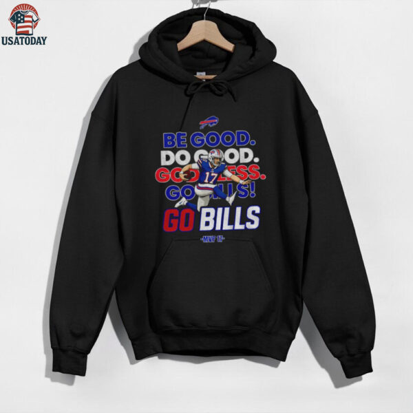 Josh Allen MVP 17 Buffalo Bills NFL Football Be Good Do Good God Bless Go Bills shirt