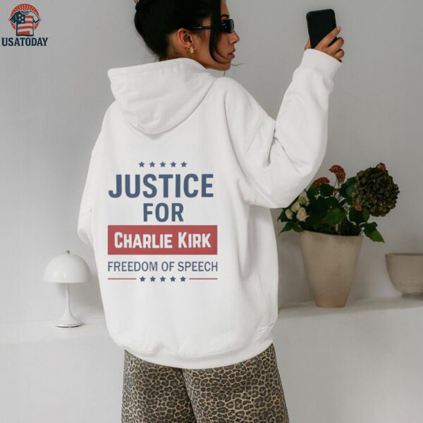 Justice For Charlie Kirk Freedom Of Speech Shirt