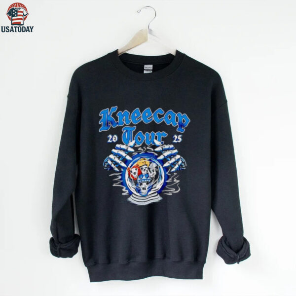 Kneecap Tour 2025 Skull Crystal Ball Graphic shirt