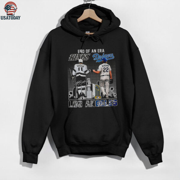 Kopitar and Kershaw End of era LA Kings and LA Dodgers signature shirt