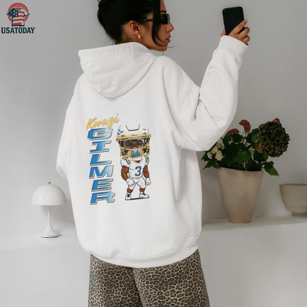 Kwazi Gilmer UCLA Football Caricature shirt Kwazi Gilmer UCLA Football Caricature shirt