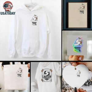 Kyle Larson Hendrick motorsports team collection Tan Hendrick cars Zac Brown band shirt