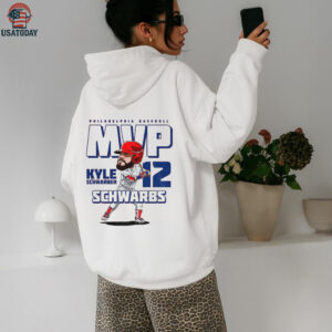 Kyle Schwarber Schwarbs MVP Philadelphia Phillies MLB Baseball cartoon shirt