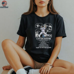 LA Dodgers Thank You Kershaw Clayton Kershaw thank you forever shirt