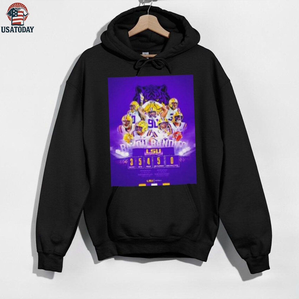 LSU Tigers football Bayou bandits Davhon Dashawn Tamarcus West player shirt LSU Tigers football Bayou bandits Davhon Dashawn Tamarcus West player shirt