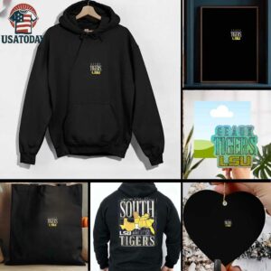 LSU Tigers welcome to South home of the Tigers map shirt