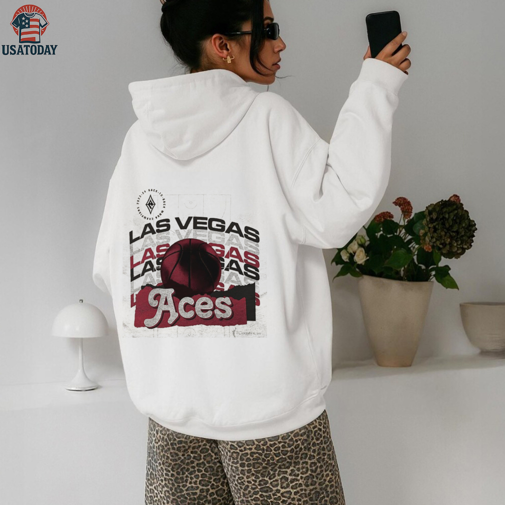 Las Vegas Aces 2025 WNBA Playoffs Power Forward 2 sided shirt Las Vegas Aces 2025 WNBA Playoffs Power Forward 2 sided shirt